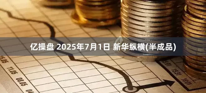 亿操盘 2025年7月1日 新华纵横(半成品)